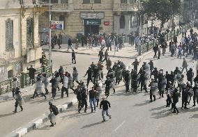 Protesters in Egypt