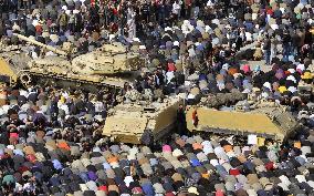 Prayer in Tahrir Square