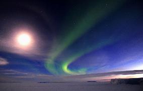 Aurora over Antarctica