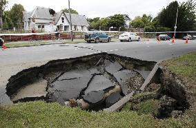 Quake damage in New Zealand