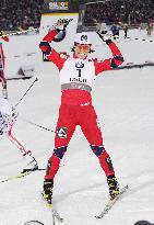 Norway's Bjoergen at Nordic ski c'ships