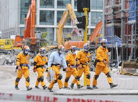 Search and rescue work in quake-hit N.Z.