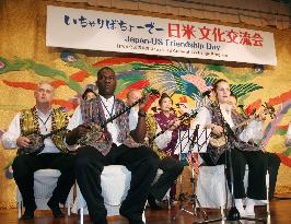 U.S. military, Okinawa residents at friendship event