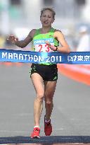 Aryasova of Russia wins women's race at Tokyo Marathon