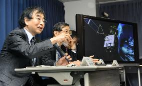 Analysis of space particles brought back by Hayabusa