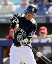 Mariners' Ichiro in spring training