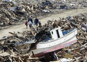 Megaquake aftermath in Japan