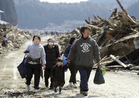 Megaquake aftermath in Japan