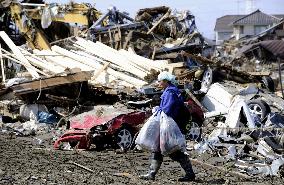 Megaquake aftermath in Japan