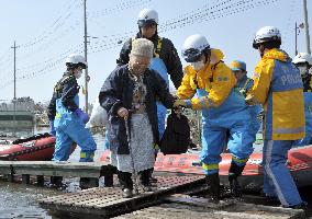 Megaquake aftermath in Japan