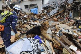 Rescue operations in quake-hit Japan