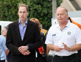 Prince William visits quake-hit N.Z.