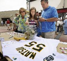 Charity drive at MLB game