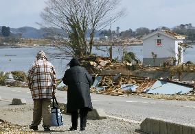 Tsunami aftermath in Kesennuma