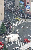 Site around Akihabara stabbing rampage