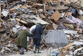 Quake aftermath in Iwate Pref.
