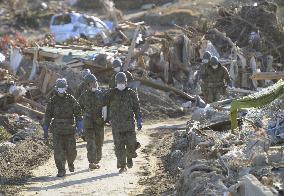 Ground troops in search mission