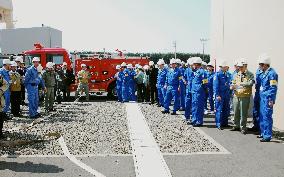 Hamaoka nuke plant drills against disaster