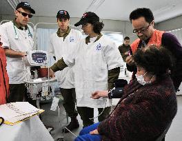 Israeli medical team in quake-hit Minamisanriku
