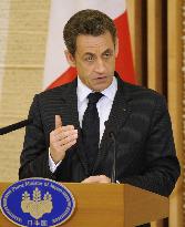 French President Sarkozy in Japan