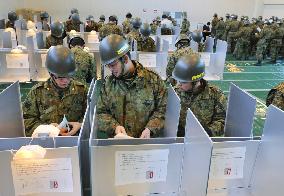 SDF members vote by absentee ballot