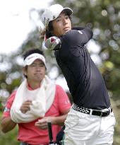 Ishikawa at practice round for Masters