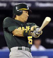 A's Matsui against Blue Jays