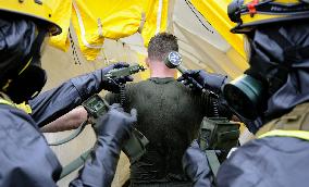 U.S. Marine nuclear response team conducts drill