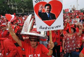 Thaksin supporters mark anniversary