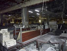 Honda facility after quake