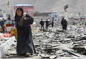 1 year after quake in Qinghai, China