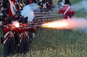 BELGIUM-WATERLOO BATTLE RE-ENACTMENT