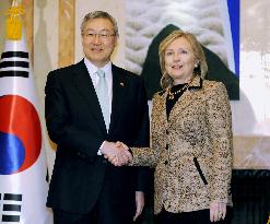 U.S. Secretary of State Clinton in Seoul