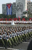 Military parade in Havana
