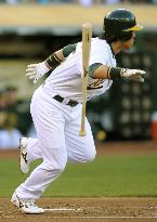 Matsui's bat strikes to help lift A's over Tigers