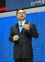 Nissan president Ghosn at Shanghai auto show