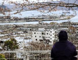Tsunami-hit town in Iwate