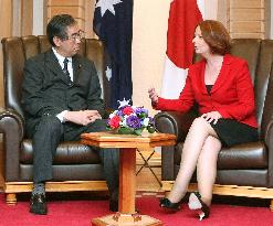 Australian Prime Minister Gillard in Japan