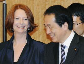 Australian Prime Minister Gillard in Japan