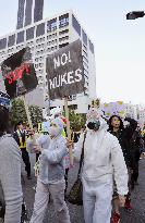 Antinuclear demonstration in Tokyo