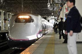 Tokyo-Sendai bullet train service resumed