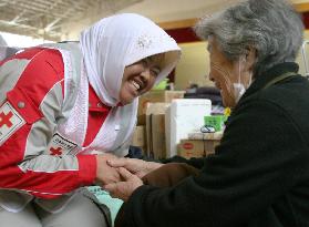 Indonesian nurse starts work in Japan tsunami-hit area