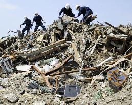 Removal of debris from disaster areas