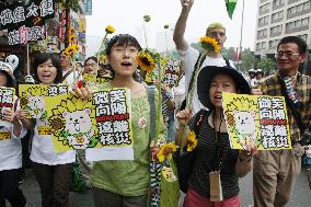 Anti-nuke protest in Taiwan