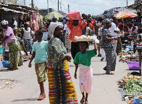 Market in Ivory Coast