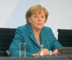 Germany's Merkel expresses support for Japan-EU FTA talks