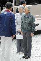 Emperor, empress visit disaster-hit Fukushima