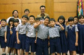 Jakarta students collect donation for quake-hit Japan