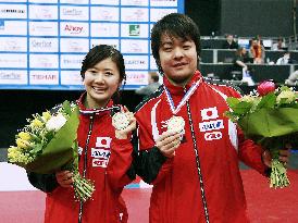 Fukuhara, Kishikawa win doubles bronze at worlds