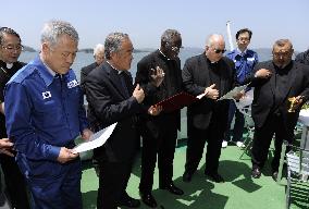 Pope's emissary visits disaster-hit Matsushima